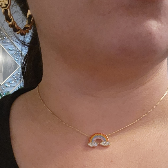 Tory Burch authentic! Rainbow 🌈 necklace - Picture 8 of 8